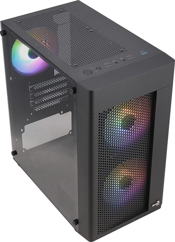 Корпус AeroCool Hexform-G-BK-v2 (ACCX-PV38004.11) Black 600W