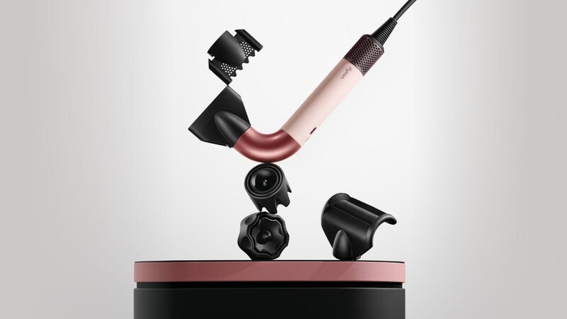 Фен Dyson Supersonic HD17 Supersonic R Straight+Wavy Ceramic Pink/Rose Gold (113332-01)