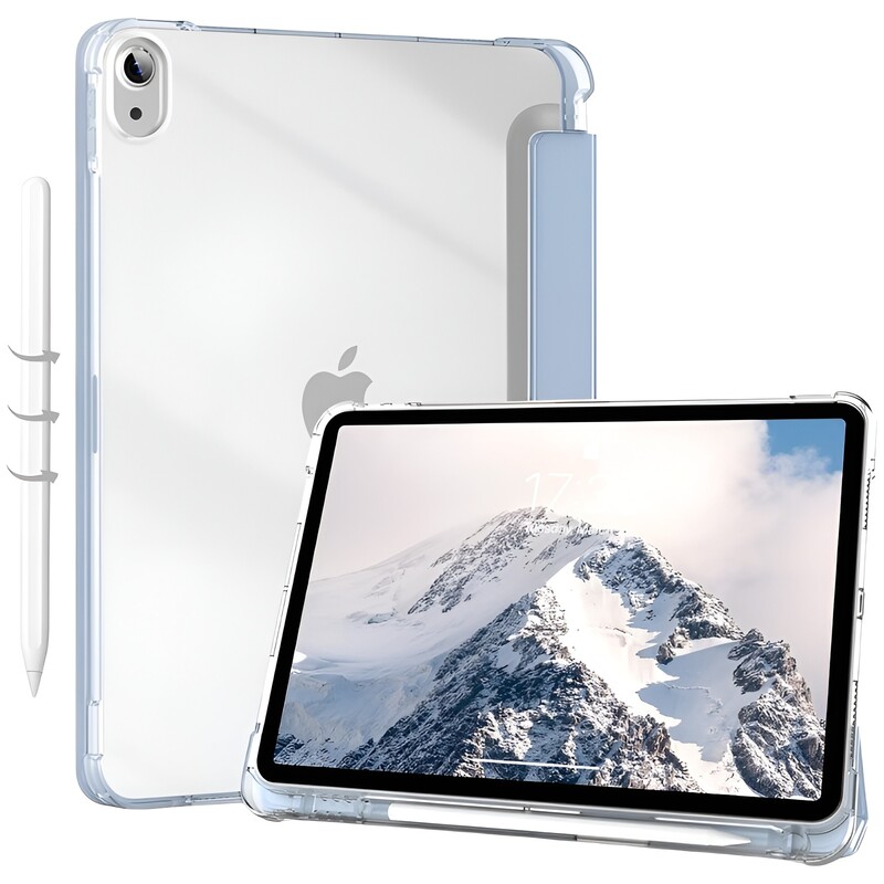 Чeхол-книжка BeCover Soft Edge с креплением Apple Pencil для Apple iPad Air 11" M4 2026 Light Blue (715265)
