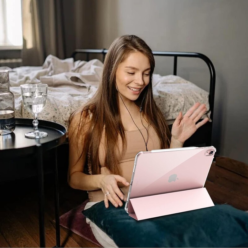 Чeхол-книжка BeCover Soft Edge с креплением Apple Pencil для Apple iPad Air 11" M4 2026 Pink (715267)