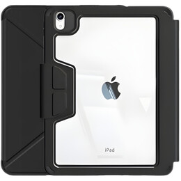 Чехол-книжка BeCover Rugged Origami Transparent с креплением Apple Pencil для Apple iPad Air 11" M4 2026 Black (715176)