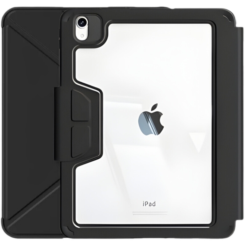 Чохол-книжка BeCover Rugged Origami Transparent з кріпленням Apple Pencil дляApple iPad Air 11" M4 2026 Black (715176)