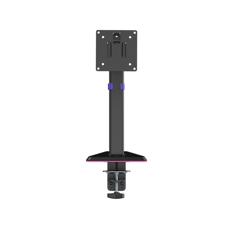 Крепление настольное для монитора GamePro RGB 17-40" Black/Violet (MAG101V)