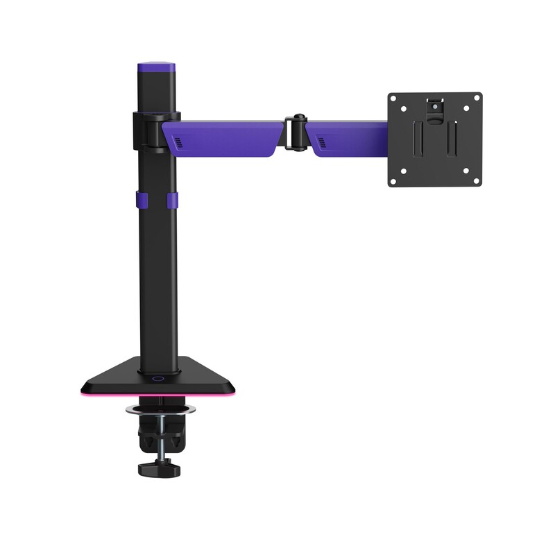 Крепление настольное для монитора GamePro RGB 17-40" Black/Violet (MAG101V)