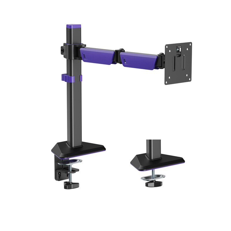Крепление настольное для монитора GamePro 17-40" Black/Violet (MAG100V)
