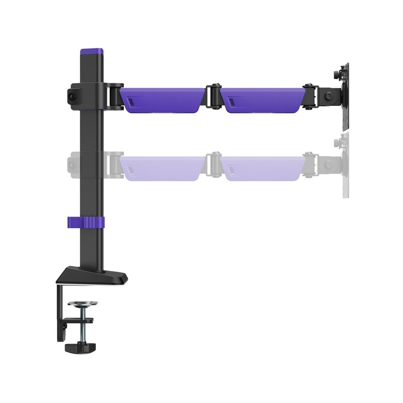 Крепление настольное для монитора GamePro 17-40" Black/Violet (MAG100V)