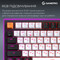 Фото - Клавіатура бездротова GamePro Asgard Valhalla QLAB Sakura Switch Black (MK160-B-QS-PRO) | click.ua