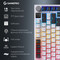 Фото - Клавіатура бездротова GamePro Asgard Valhalla QLAB Sakura Switch White With Display (MK160-W-D-QS-PRO) | click.ua