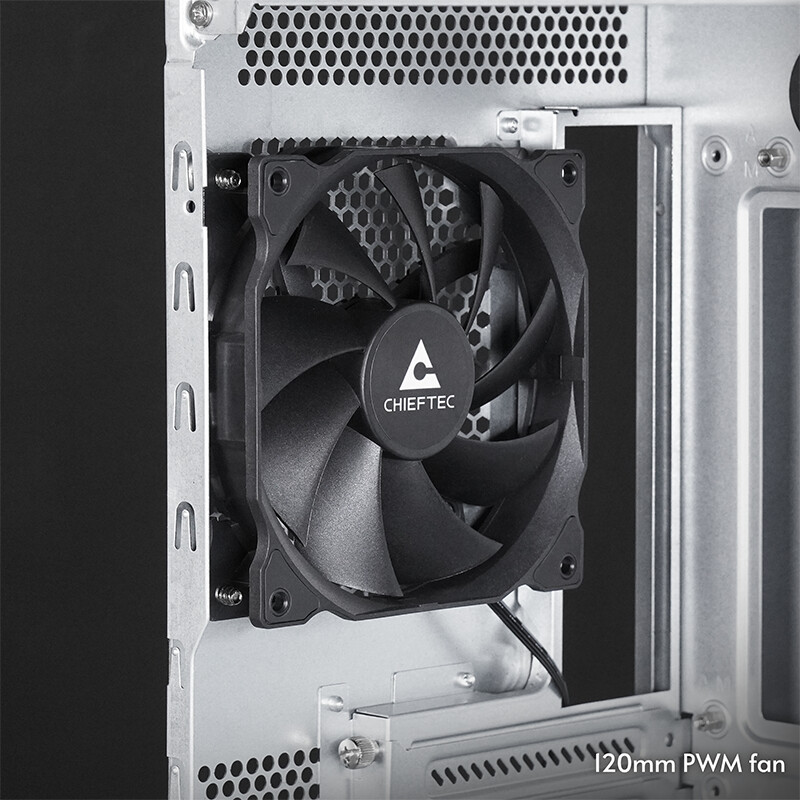 Корпус Chieftec Uni Black без БЖ (BW-01B-OP)