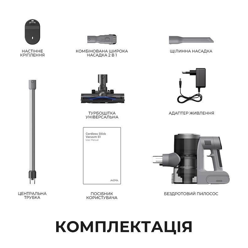 Аккумуляторный пылесос Mova S1 (V2594E)