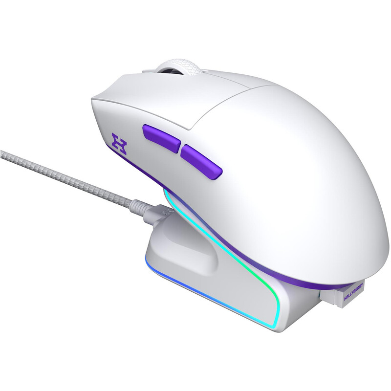 Миша бездротова Hator Hellyberry HM47 Wireless White/Violet (HM47_white_violet)
