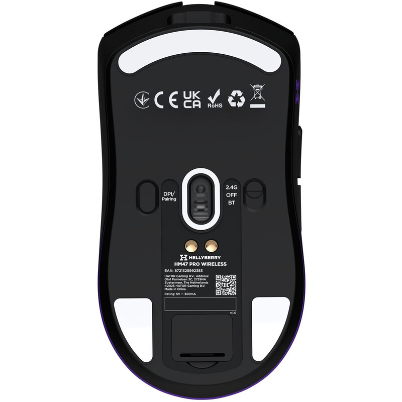 Мышь беспроводная Hator Hellyberry HM47 Pro Wireless Black/Violet Gradient (HM47PRO_black_violet)