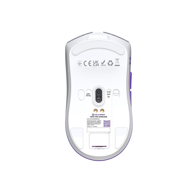 Мышь беспроводная Hator Hellyberry HM47 Pro Wireless White/Violet Gradient (HM47PRO_white_violet)