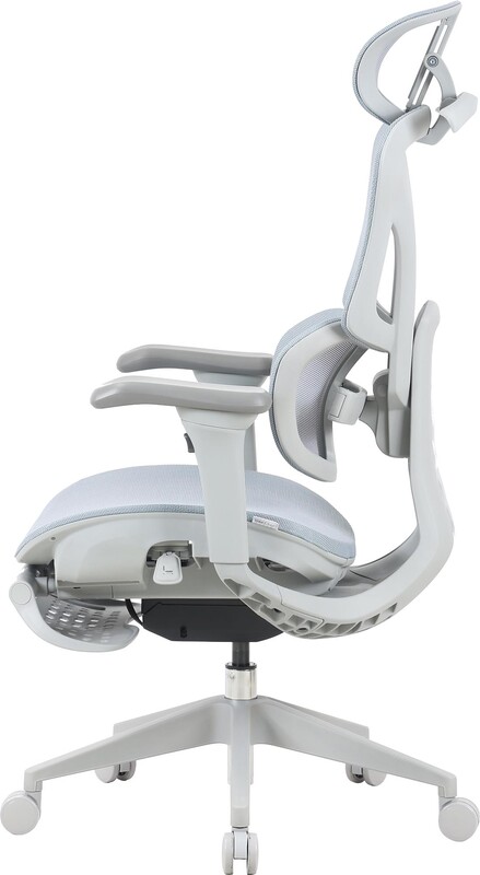 Кресло офисное OfficePro Elite OC950GLB Gray/Light Blue