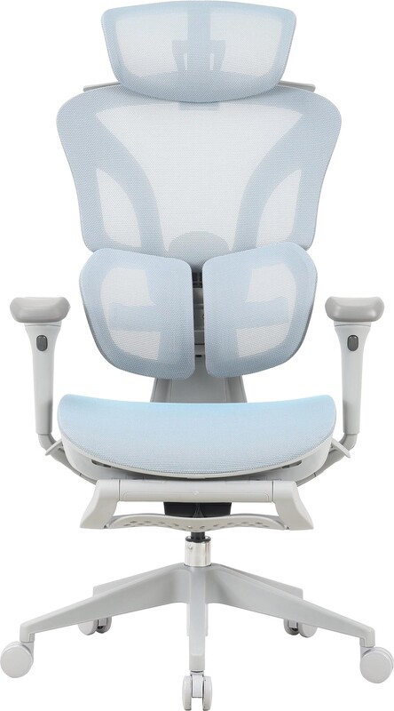 Кресло офисное OfficePro Elite OC950GLB Gray/Light Blue