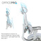 Фото - Кресло офисное OfficePro Elite OC950GLB Gray/Light Blue | click.ua