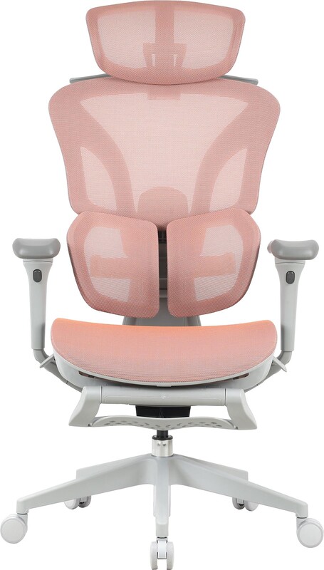 Кресло офисное OfficePro Elite OC950GLP Gray/Light Pink