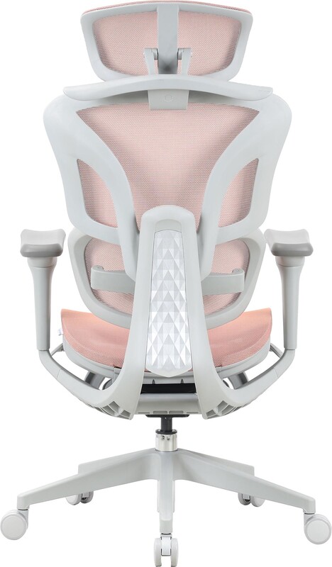 Кресло офисное OfficePro Elite OC950GLP Gray/Light Pink