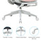 Фото - Кресло офисное OfficePro Elite OC950GLP Gray/Light Pink | click.ua