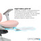 Фото - Кресло офисное OfficePro Elite OC950GLP Gray/Light Pink | click.ua