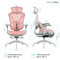 Фото - Кресло офисное OfficePro Elite OC950GLP Gray/Light Pink | click.ua