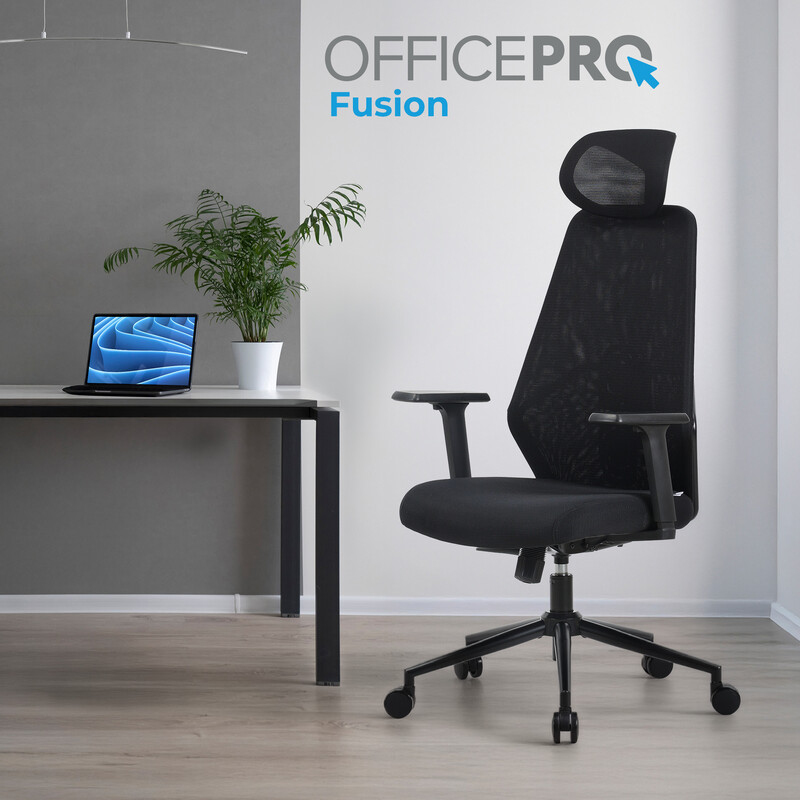 Кресло офисное OfficePro Fusion OC577B Black