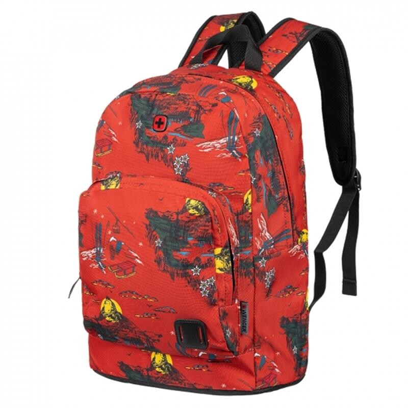 Рюкзак Wenger Crango 16" Rust Alps Print (Red) (610194)
