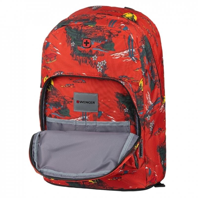 Рюкзак Wenger Crango 16" Rust Alps Print (Red) (610194)