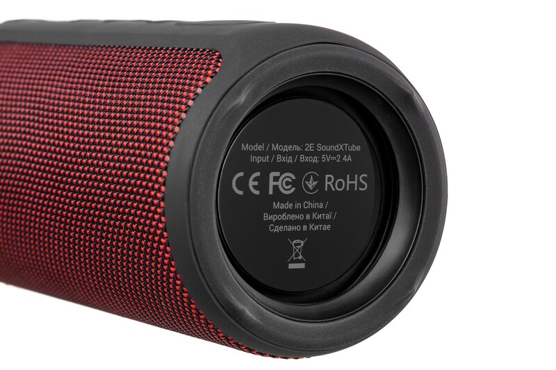Акустическая система 2E SoundXTube TWS MP3 Wireless Waterproof Red (2E-BSSXTWRD)