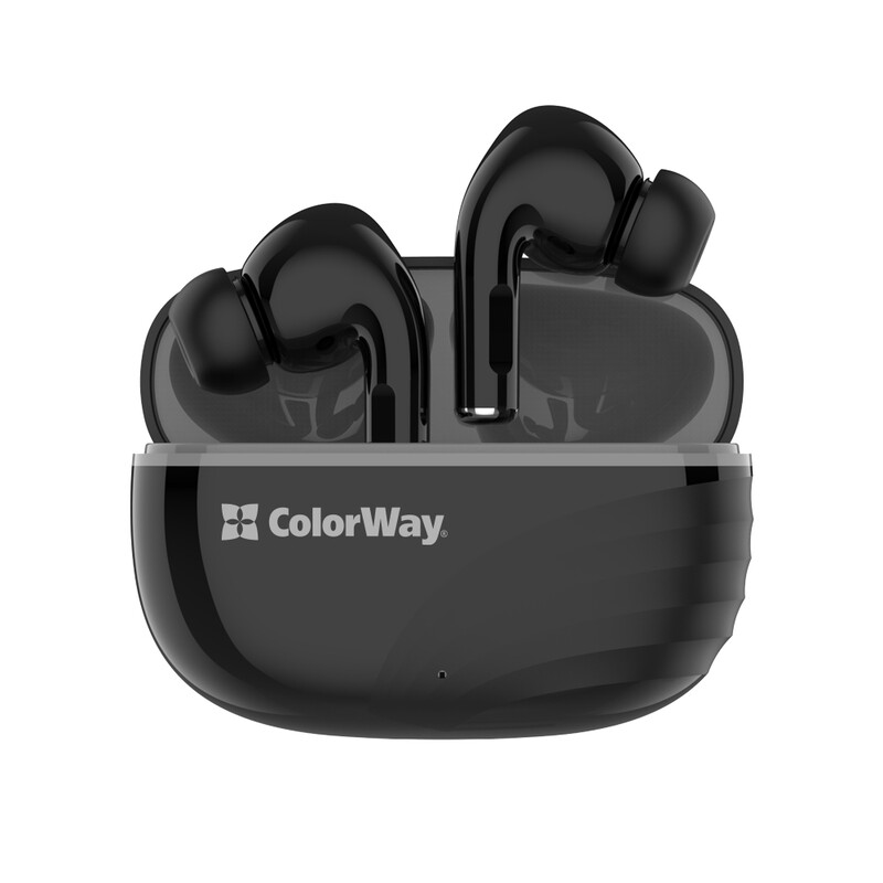Bluetooth-гарнитура СolorWay Slim TWS-5 Earbuds Black (CW-TWS5BK)