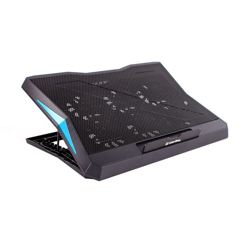 Охолоджуюча пiдставка для ноутбука ColorWay Cooling Laptop Q3, 10-17” (CW-CLQ3)