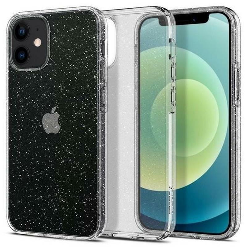 Чохол-накладка Spigen Liquid Crystal Glitter для Apple iPhone 12 Mini Crystal Quartz (ACS01741)