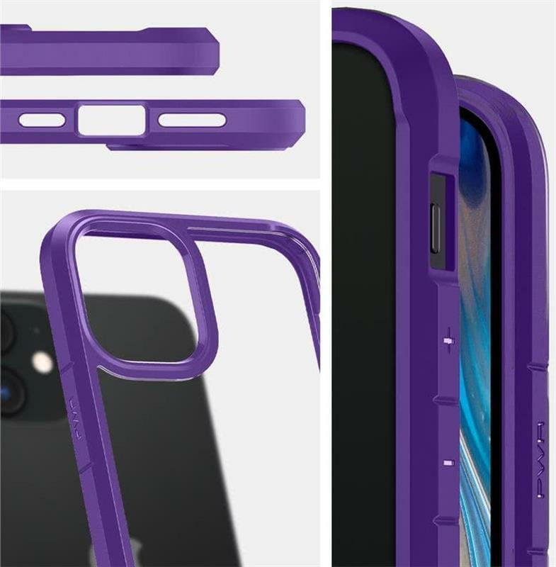 Чохол-накладка Spigen Crystal Hybrid для Apple iPhone 12 Mini Hydrangea Purple (ACS01544)