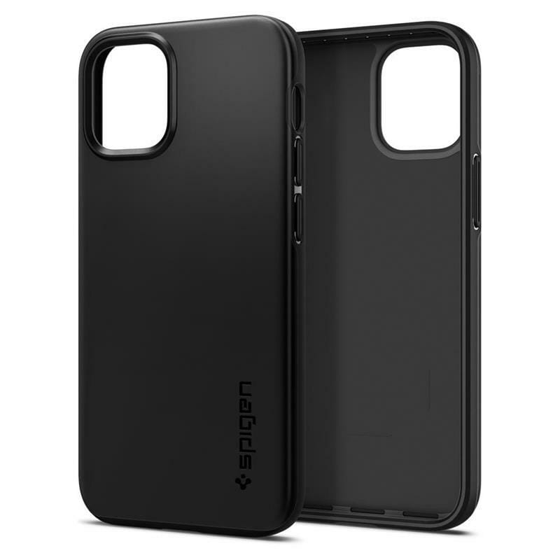 Чехол-накладка Spigen Thin Fit для Apple iPhone 12 Mini Black (ACS01739)