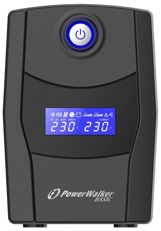 ИБП PowerWalker Basic VI 1000 STL 1000VA, 2xSchuko, USB (10121074)