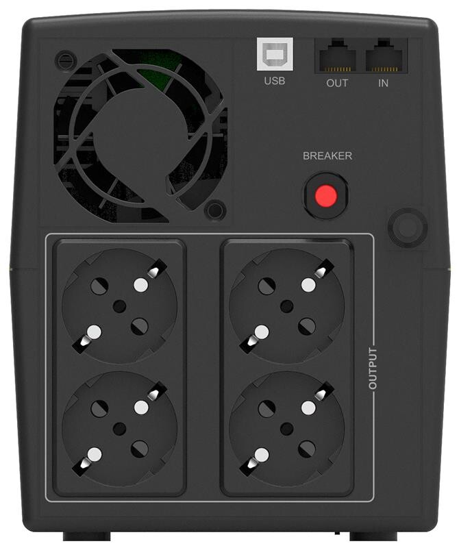 ИБП PowerWalker Basic VI 2200 STL 2200VA, 4xSchuko, USB (10121077)