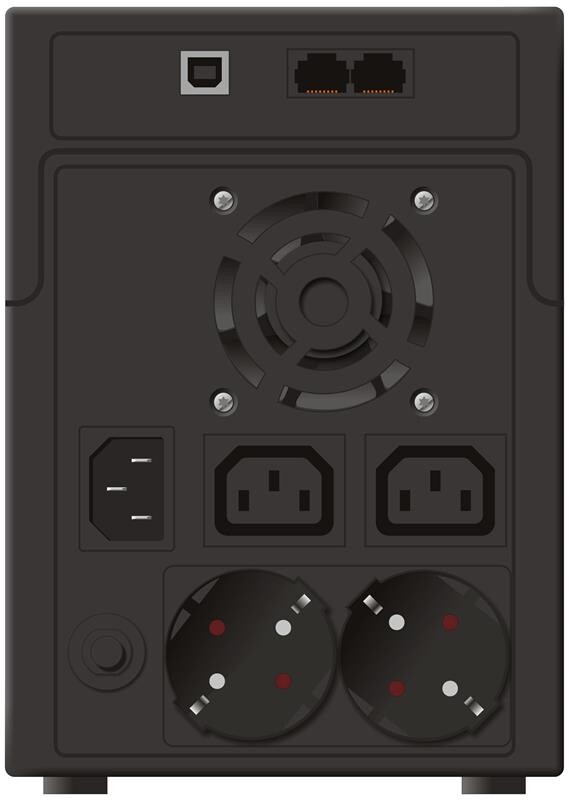 ДБЖ PowerWalker VI 2200 SHL 2200VA, 2xSchuko, 2xIEC, USB (10120098)