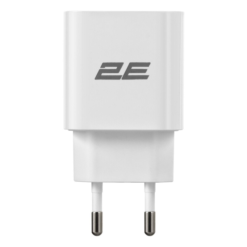 Мережевий зарядний пристрій 2E (1USB 3A) 25W White (2E-WC1USBC25W-W)
