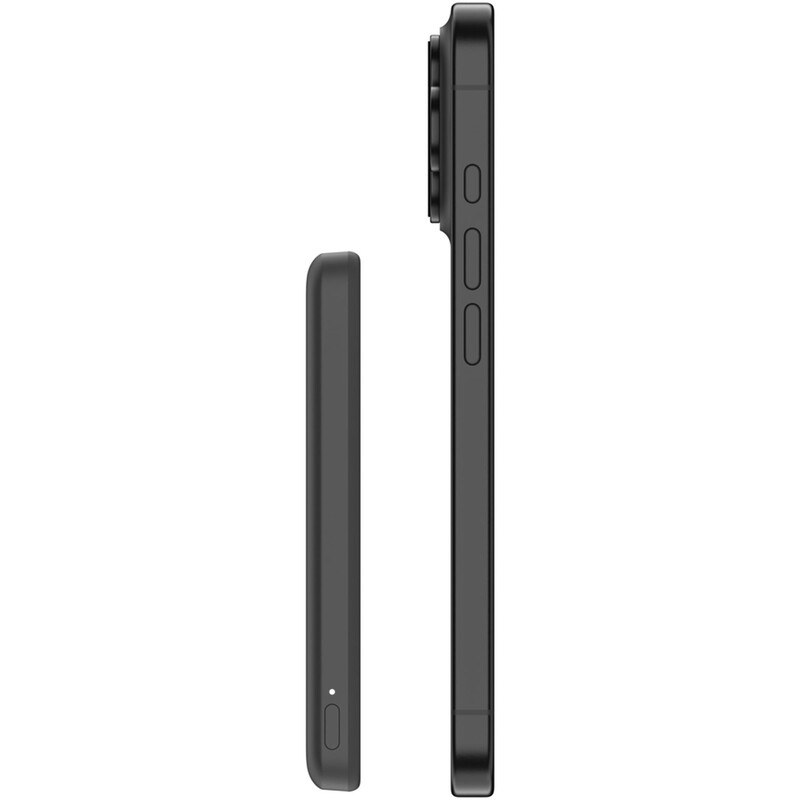 Універсальна мобільна батарея Belkin Power Bank Slim Magnetic 5000mAh 15W Black (BPD010HQBK)