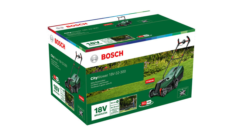 Газонокосилка Bosch CityMower 18V-32-300 (0.600.8B9.A08) без АКБ и ЗУ