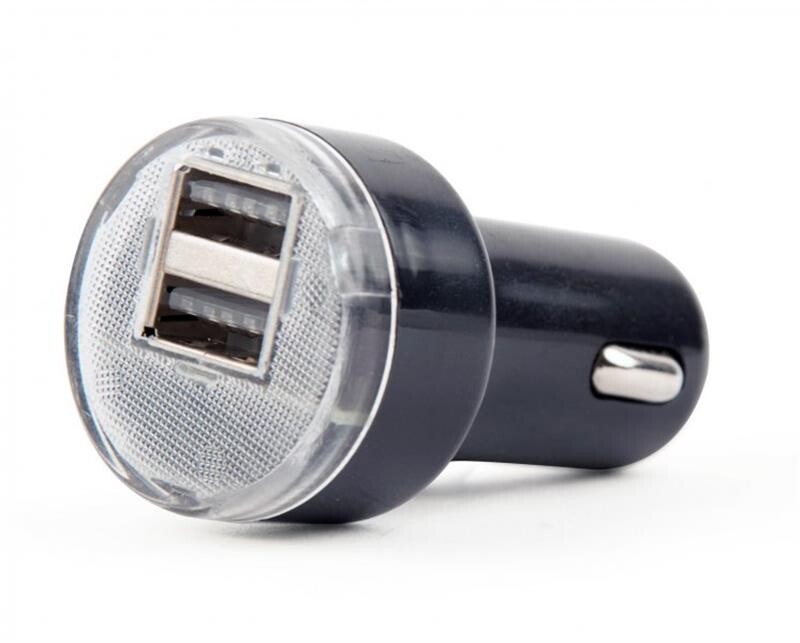 Автомобильное зарядное устройство EnerGenie (2USBх2.1A) Black (EG-U2C2A-CAR-02)