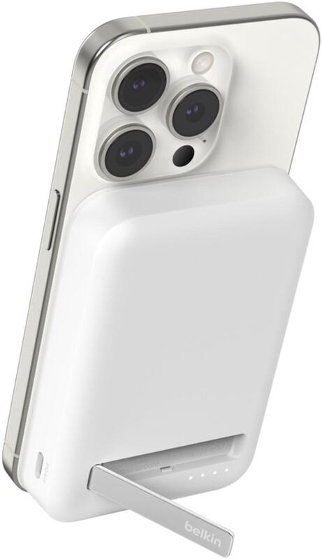 Універсальна мобільна батарея Belkin Power Bank Magnetic Qi2 8000mAh 20W White (BPD007BTWH)