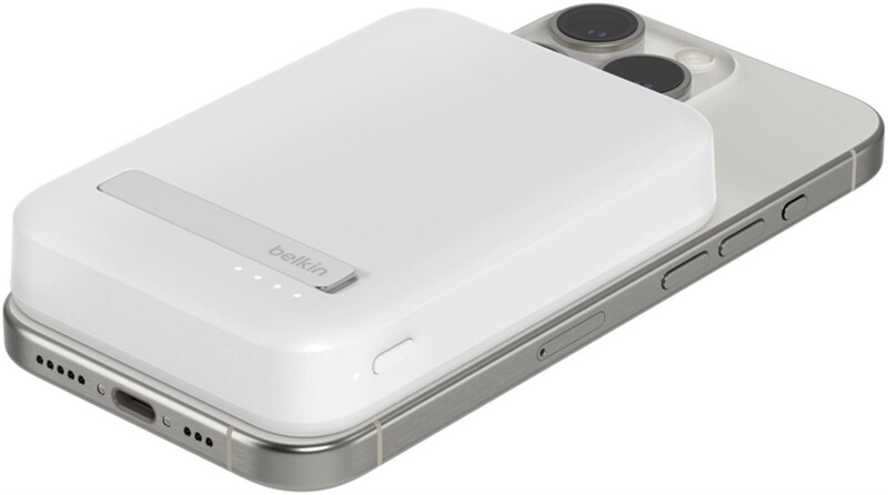 Універсальна мобільна батарея Belkin Power Bank Magnetic Qi2 8000mAh 20W White (BPD007BTWH)