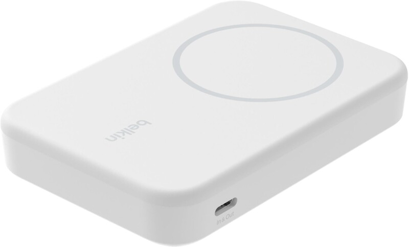 Універсальна мобільна батарея Belkin Power Bank Magnetic Qi2 8000mAh 20W White (BPD007BTWH)