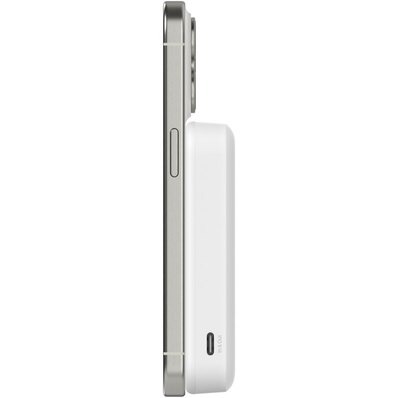 Універсальна мобільна батарея Belkin Power Bank Magnetic Qi2 8000mAh 20W White (BPD007BTWH)