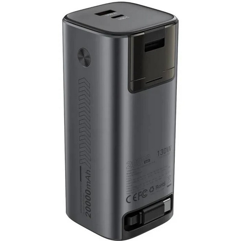 Універсальна мобільна батарея Choetech B815C 20000mAh 130W Black