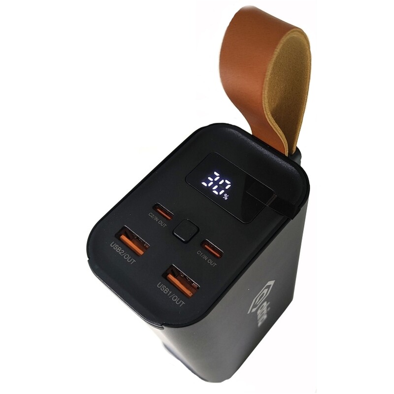 Універсальна мобільна батарея Atria 30000mAh 130W Black (WPD-130)