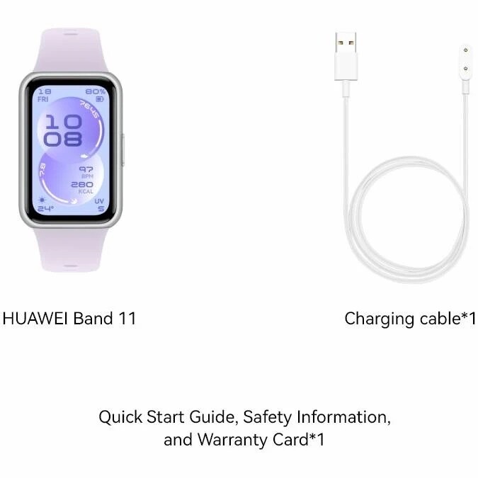 Фітнес-браслет Huawei Band 11 Purple (55020GVM)