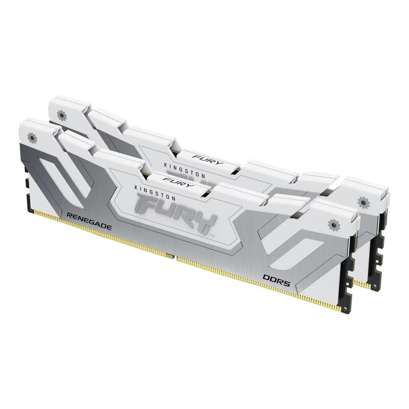 Модуль пам`яті DDR5 2x24GB/8400 Kingston Fury Renegade Silver/White (KF584CU40RWK2-48)