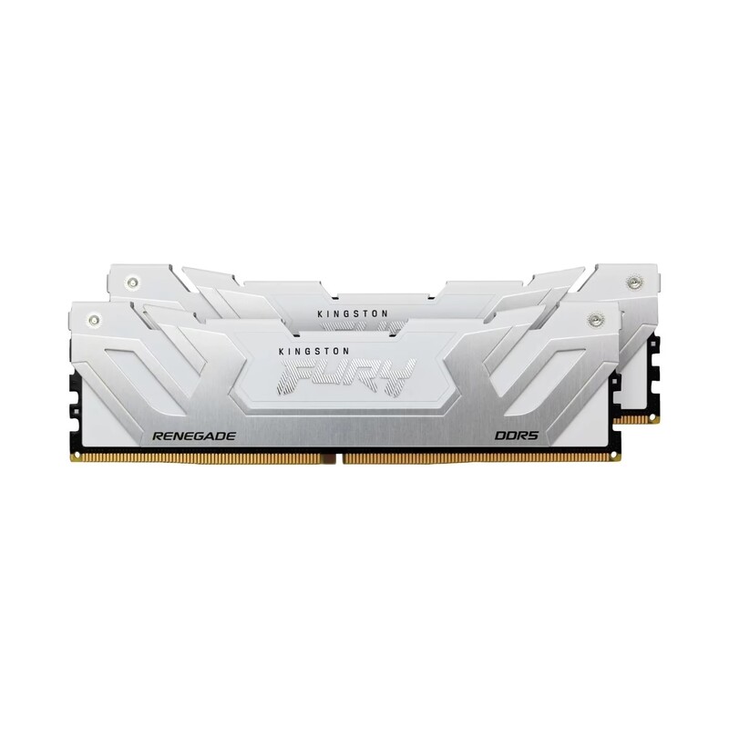 Модуль пам`яті DDR5 2x24GB/8400 Kingston Fury Renegade Silver/White (KF584CU40RWK2-48)
